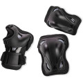 069P0200741 Rollerblade SKATE GEAR JUNIOR 3 PACK BLACK XXXS