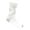 RSO-N-WH-GY-L SEBA FR - NANO SPORT SOCKS - WHITE - 42-44