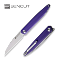 Складной нож, SENCUT, Jubil S20029-1, сталь D2 2.95 дюйма, рукоять G10 фиолетовая, лайнер-лок