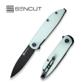 Cuțit flipper, SENCUT, Bocll II S22019-2, lamă D2 75.1mm, mâner G10 natural, Liner Lock