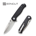 Складной нож, SENCUT, Errant S23054B-3, сталь 9Cr18MoV 87.7мм, рукоять Canvas Micarta, лайнер-лок