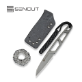 Фиксированный нож, SENCUT, TEXO S23095-2, сталь 9Cr18MoV, реверс танто, ножны Kydex