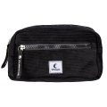 Geantă borsetă, Chaya, 810697, corduroy negru, 22x12x7cm, protecție RFID, volum 1,8L