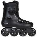 Роликовые коньки, Powerslide, Zoom Black 80 908442, 41-42 алюминиевая рама 6063, колёса 80мм 85A, базовый двойной лайнер