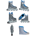 880355 Playlife Kids Cruiser Gray Size 39-42