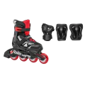 Ролики, Rollerblade, MICROBLADE COMBO, 28-32, 86B0751550ND01, NERO/ROSSO - rollerskates only