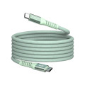 Cablu USB-C to USB-C Verbatim Sync & Charge Magnetic 60W / 1.2 m/ Green