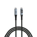 Кабель с дисплеем мощности USB-C to USB-C Verbatim Sync & Charge 100W / 1.2 m