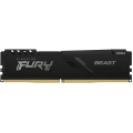 16GB DDR4-3200 Kingston FURY® Beast DDR4, PC25600, CL16, 1.35V, Auto-overclocking, Asymmetric BLACK low-profile heat spreader, Intel XMP Ready (Extreme Memory Profiles)