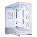 Корпус 1STPLAYER GM7 / w/oPSU / Side-Window / 4x120mm / ATX / Silver
