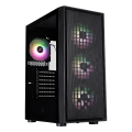 Корпус 1STPLAYER GO6 / w/oPSU / Side-Window / 4 x FS7 / ATX / Black
