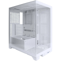 Корпус 1STPLAYER Mi8 / no PSU / Side-Window / 4x120mm / ATX / White