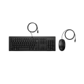 Проводная клавиатура и мышь HP 225 Black