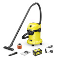 Многофункциональные пылесосы с аккумулятором - Комплект аккумуляторов Karcher WD 3-18 V-17/20 - Li-Ion / 225 Вт / 17 л / 18 В / 2.5-5 Ач / 10-20 мин - 1.628-551.0