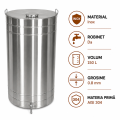 Butoi pentru vin din Inox 150 L