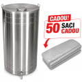 Butoi pentru vin din Inox 200 L + 50 saci cadou