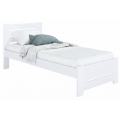 Pat din lemn KLEN Karoline 90 x 200 cm Alb