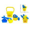 Set de jucarii pentru nisip in caldarusa "Ratusca" 5buc, 17cm