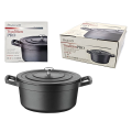 Кастрюля с крышкой Pinti Tradition Pro Black 28см, 6.7l