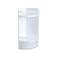 Raft de colt cu 2 nivele Tatay 20X20X50cm, plastic, alb