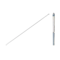 Tijă glisantă pentru perdea Tendance 110-200cm albă, aluminiu