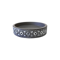 Săpunieră Tendance "Ornament" D10X2cm, gri