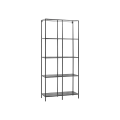 Raft cu 5 polite 78X30X170cm metal/MDF, maro