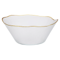 Salatiera din sticla 28cm Golden Rim