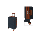 Valiza troller ProWorld 50 l 61X42X25 cm, albastru, plastic
