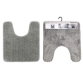 Covoras pentru WC 45X50cm Tendance, microfibra, gri