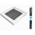 Covoras pentru dus 50X50cm Tendance, PVC, bule gri