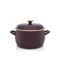 Cratita emailata Bordo Princ 20 cm, 4.2 l, capac metal