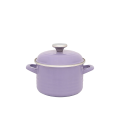 Кастрюля эмалированная Waves Violet 16 см, 2 л, крышка металл