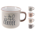Cana 285ml EH "Fresh Coffee", ceramica