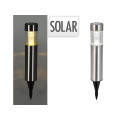 Felinar pe baterie solara "Tija" H27.5cm, D6.2cm, inox