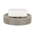 Săpunieră Spirella Tube 11X11X2.6cm gri, portelan