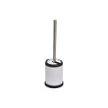 Perie WC cu suport Tendance Stan H39cm, D11.5cm, inoxll, albă