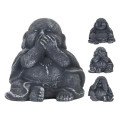 Statuie "Buddha nu vede, nu aude, nu vorbeste" 9cm