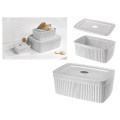 Лоток для хранения Econova Velvet 2.5l, 23X15X9cm,с крышкой, серый
