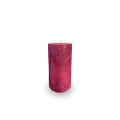 Lumanare Decor 14X7cm, 60ore, Hand made, bordo