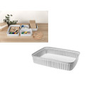 Лоток для хранения Econova Velvet 5.5l, 36X26.5X7cm, св.серый