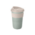 Termo pahar Phibo 400ml cu inel anti-alunecare, verde