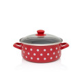 Кастрюля эмалированная Classic 24cm, 4.75l, крышка стекло