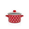 Кастрюля эмалированная Classic 20cm, 4l, крышка стекло
