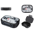 Lunch-box Plastishka Smesarichi 0.98l 18X13X5cm, negru