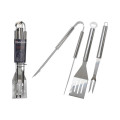 Instrumente pentru gratar BBQ 3 buc (spatula, furculita, cleste)