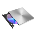 External Slim DVD-RW Drive ASUS ZenDrive U9M "SDRW-08U9M-U", Silver, (USB2.0), 13.9mm Ultraslim, US