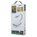 Audio Adaptor Remax RL-LA11a, USB Type-C/USB Type-C, 0,12m, Alb