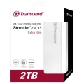 HDD portabil extern Transcend StoreJet 25C3S, 2 TB, Argintiu (TS2TSJ25C3S)