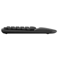 Клавиатура Logitech Wave Keys for Business, Беспроводное, Графитовый